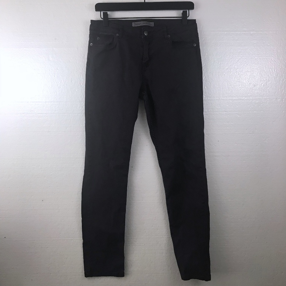 Woolrich Sz 4 Skinny Dark Purple Gray Denim Jeans